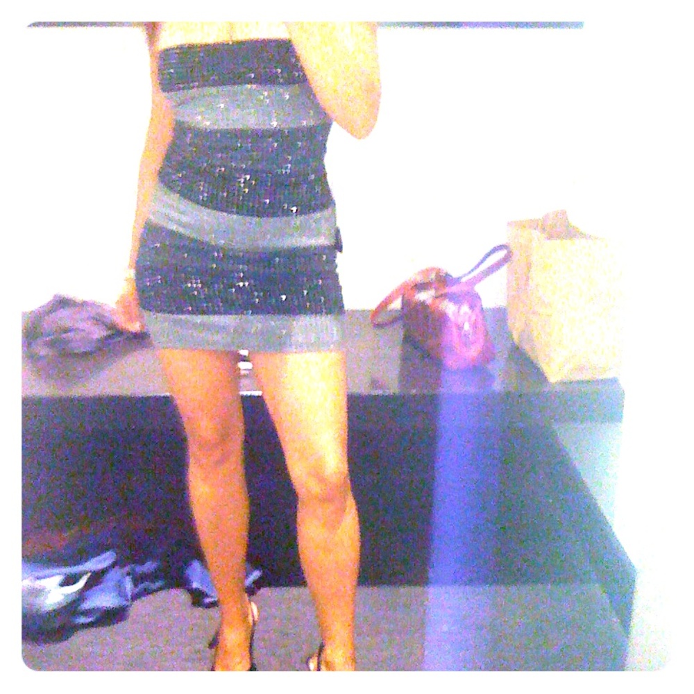 COPY - Sexy BEBE sequin dress